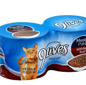 9LIVES MEATY PATE WITH REAL BEEF