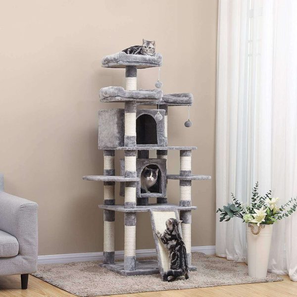 Cat scratching post climbing frame