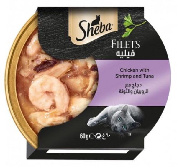 Sheba Filets with Chicken - Shrimp and Tuna