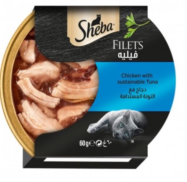 Sheba Filets with Chicken and Sustainable Tuna