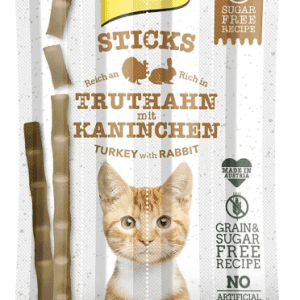 GimCat Sticks Turkey & Rabbit Cat Treats